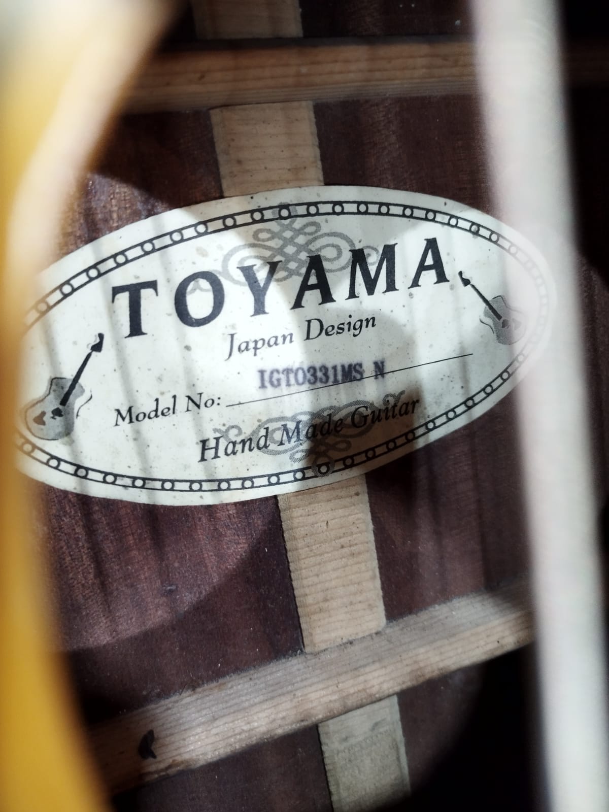 TOYAMA JAPAN Fully Size Classical Guitar - Image 5