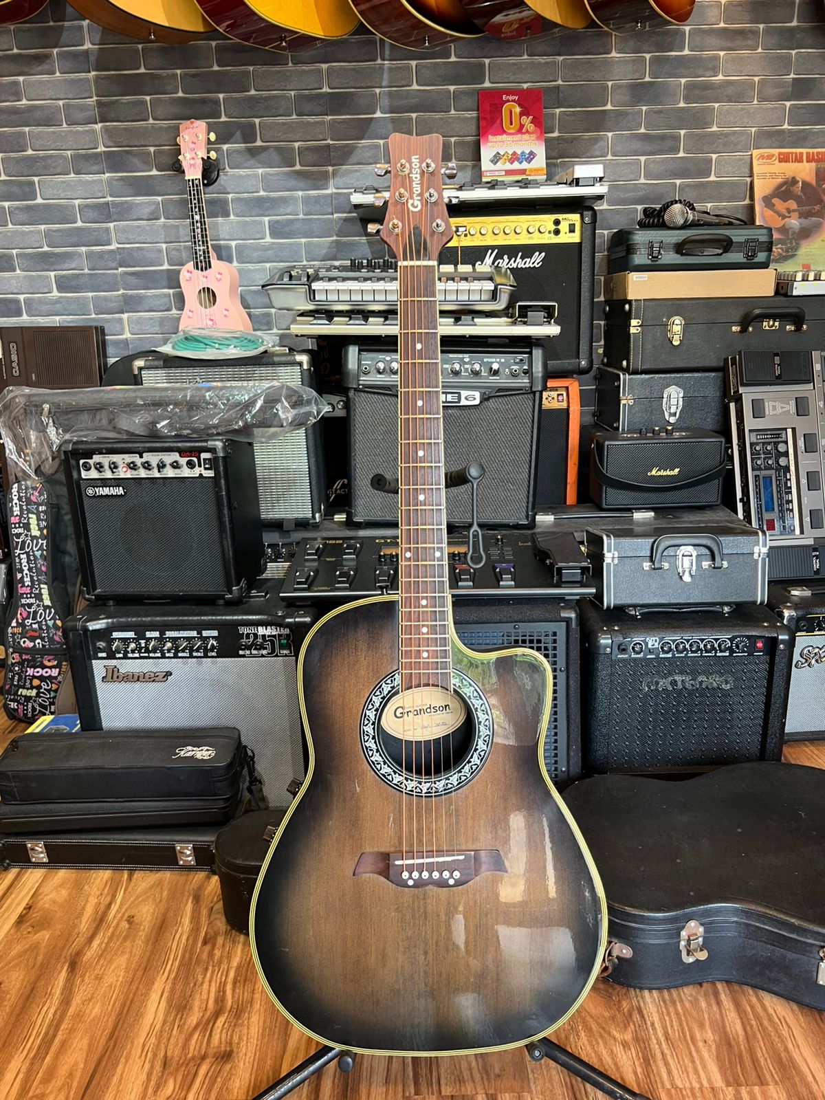 Grandson Acoustic Electric Guitar