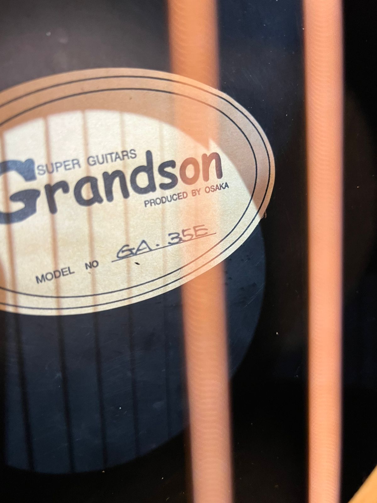 Grandson Acoustic Electric Guitar - Image 3