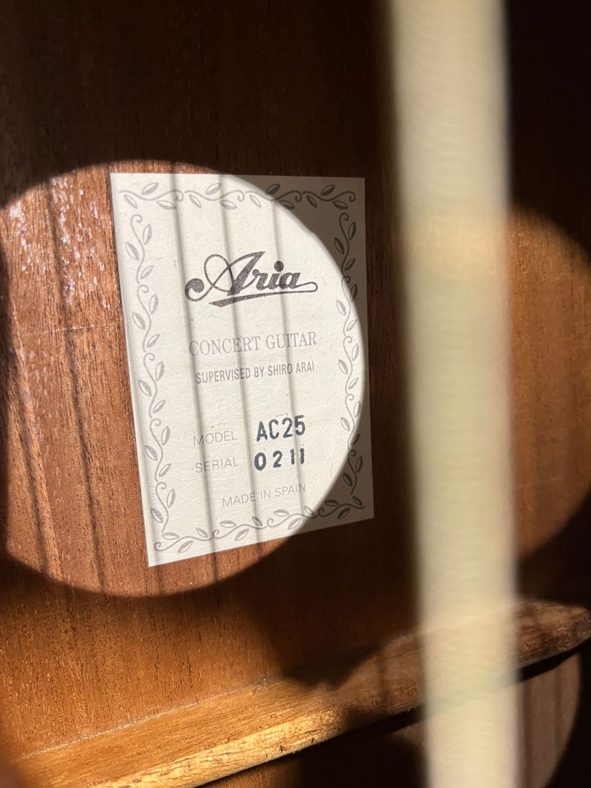 Aria AC-25 Concert Classical Guitar - Image 4