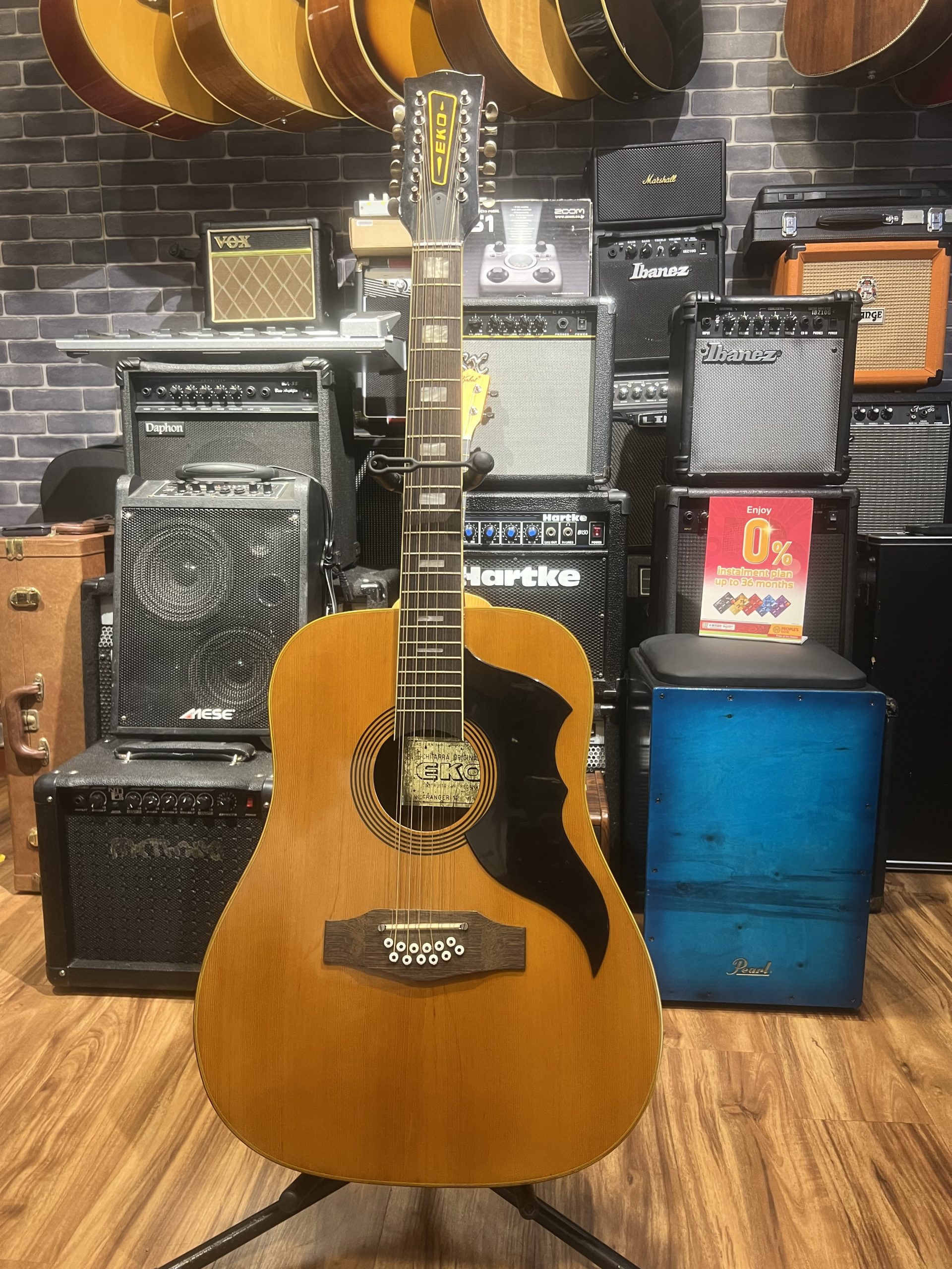 CHITARRA Original EKO 12 Strings Guitar