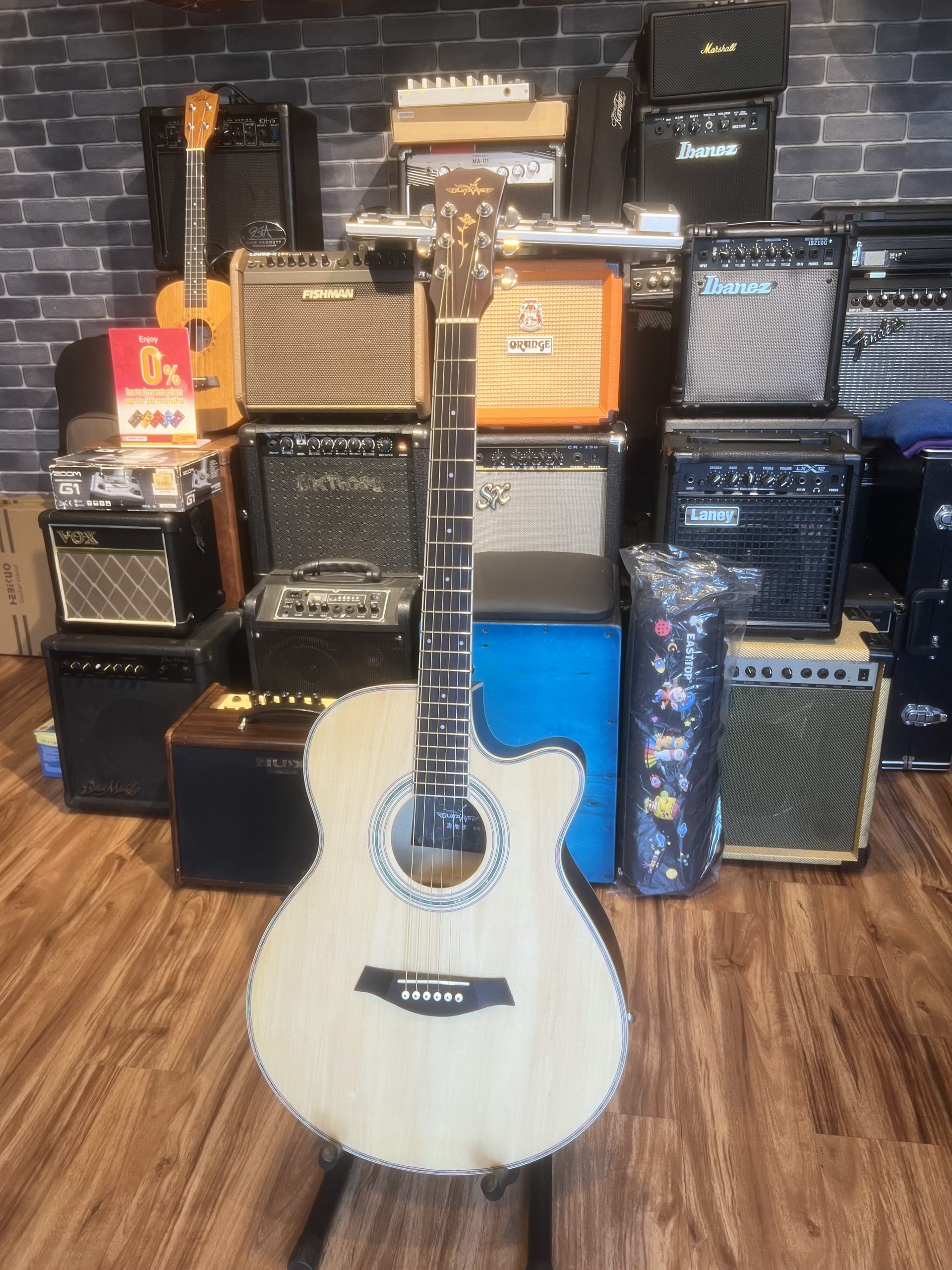 GUITARIST ACOUSTIC ELECTRIC GUITAR
