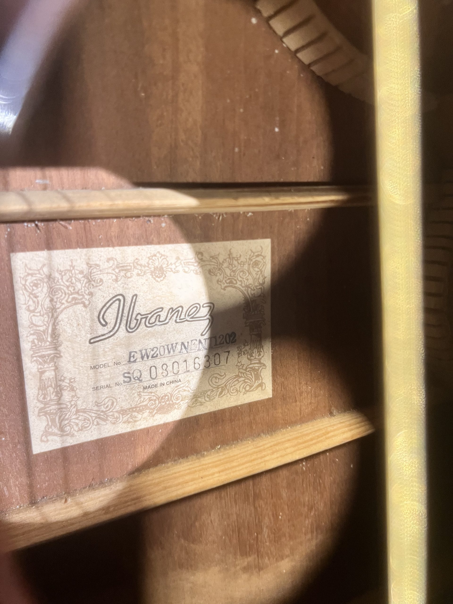 Ibanez EW2020 Acoustic Electric Guitar - Image 5