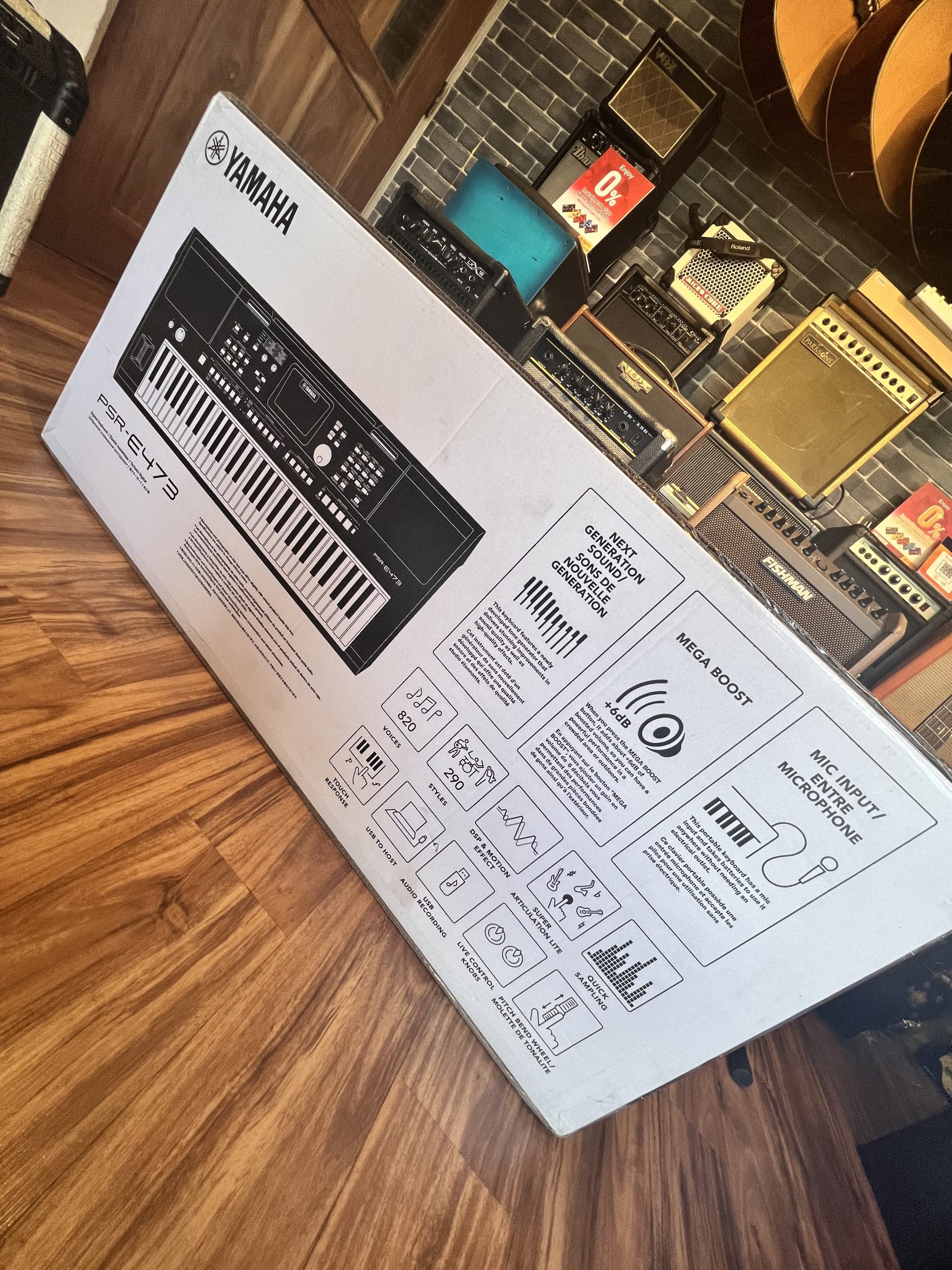 YAMAHA PSR E 473 keyboard - Image 5