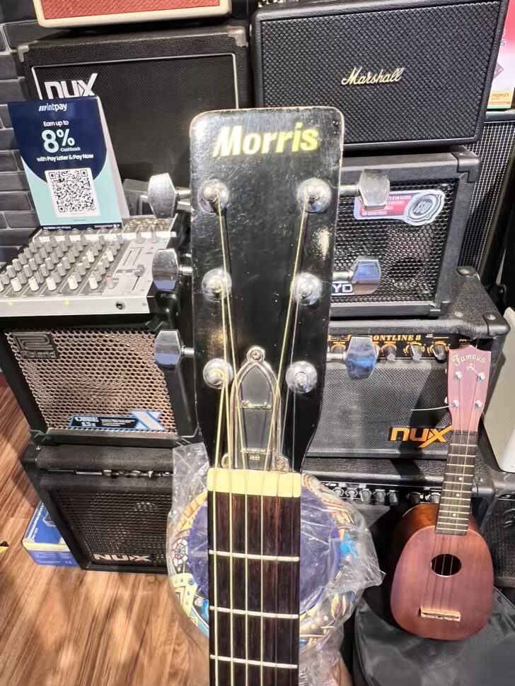 MORRIS W 15 VINTAGE ACOUSTIC GUITAR - Image 4