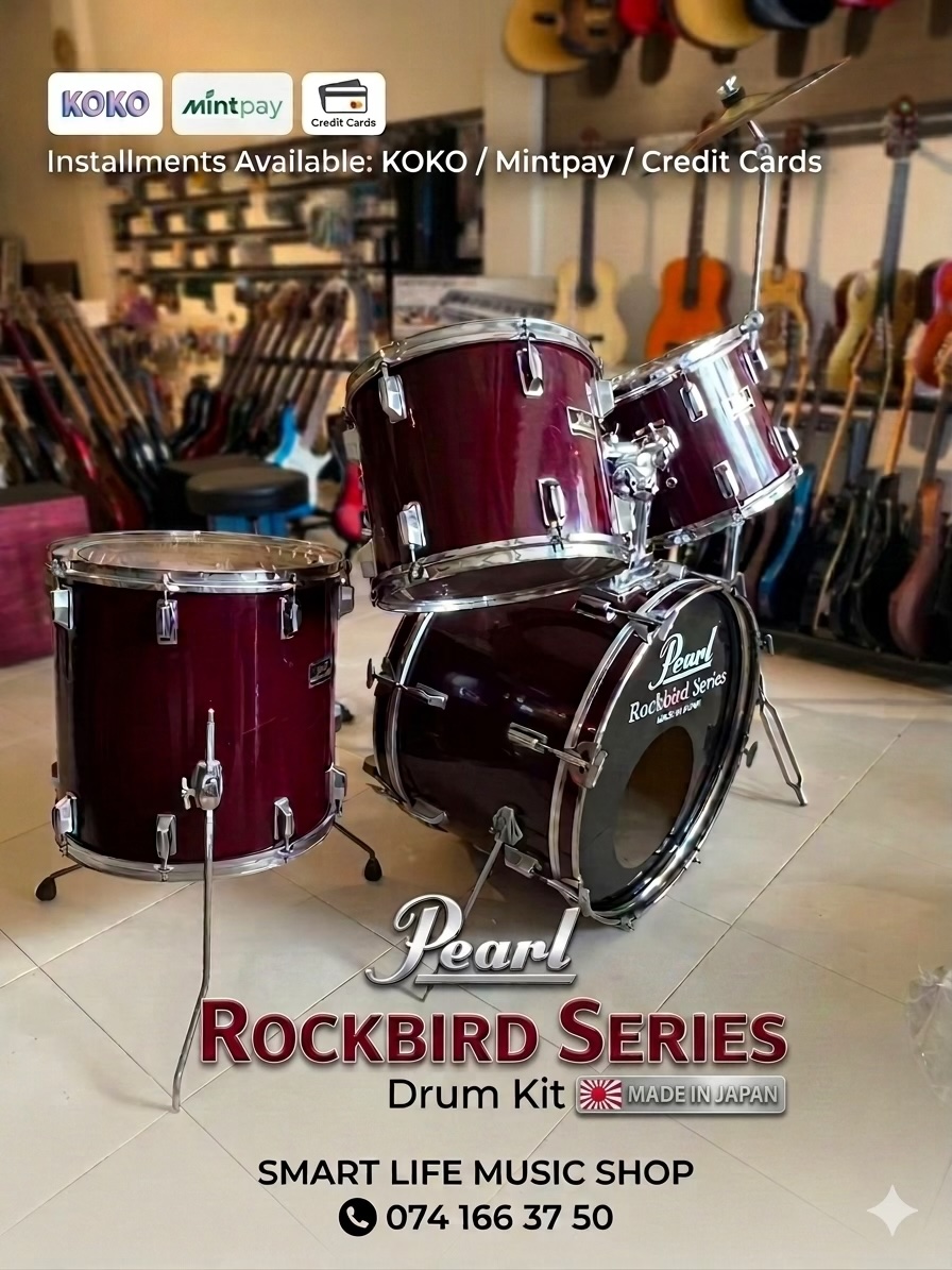 Pearl Rock Bird Japan Drum Kit