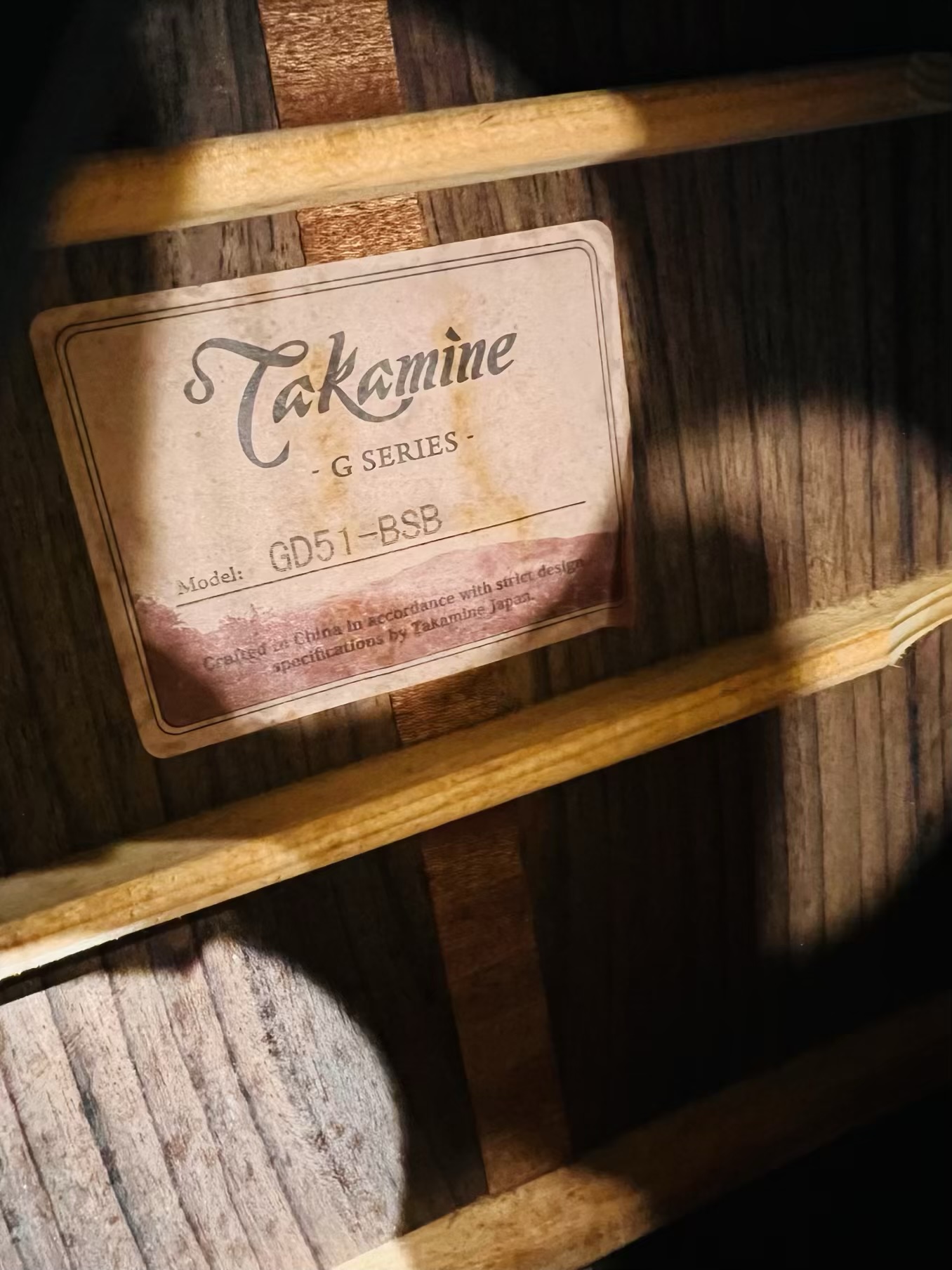 Takamine GD 51 BSB Acoustic Guitar - Image 2